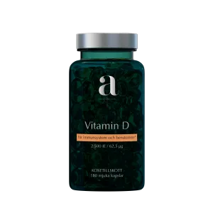 A+ Vitamin D 2500IE 180 mjuka kapslar